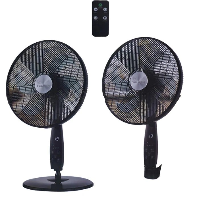 پنکه ایستاده و دیواری سه منظوره یلکن سایز 18 اینچ مدل Y-7010